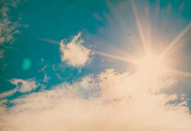 Mavi gökyüzü arkaplanı 