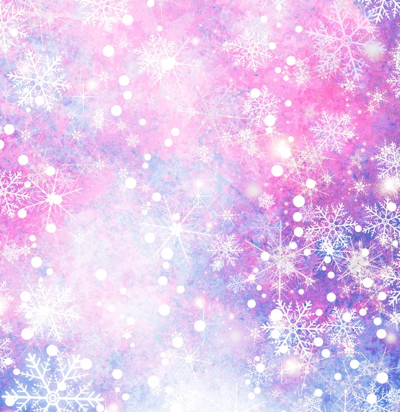 Light snow Christmas background for design — Stock Photo, Image