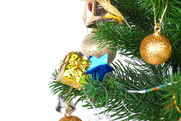 Decorated Christmas tree — Stock Photo, Image