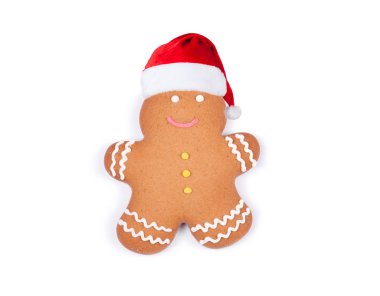 zencefilli kurabiye adam izole