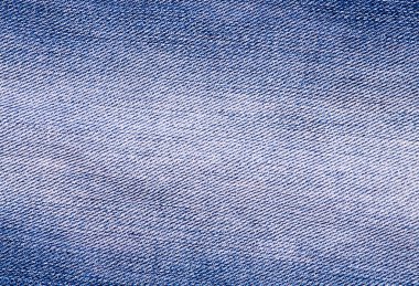 Çizgili desenli mavi jeans 