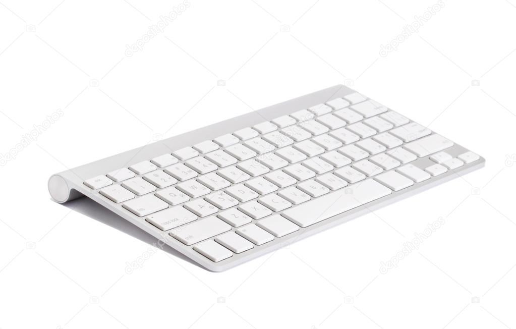 Computer keyboard isolated 