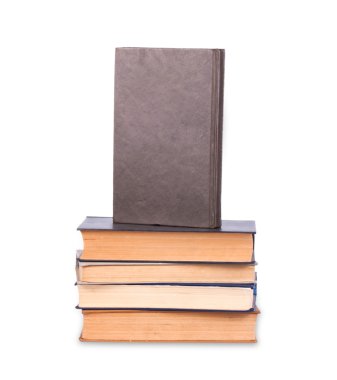 Bir yığın eski kitap 