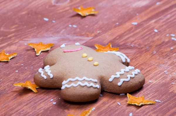 クッキーとクリスマスの装飾 — ストック写真