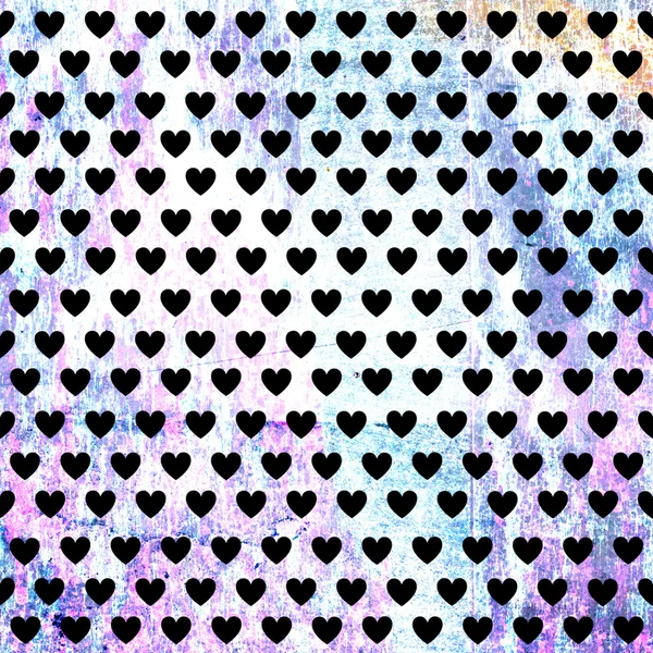 Valentines day background with hearts — Stock Photo, Image