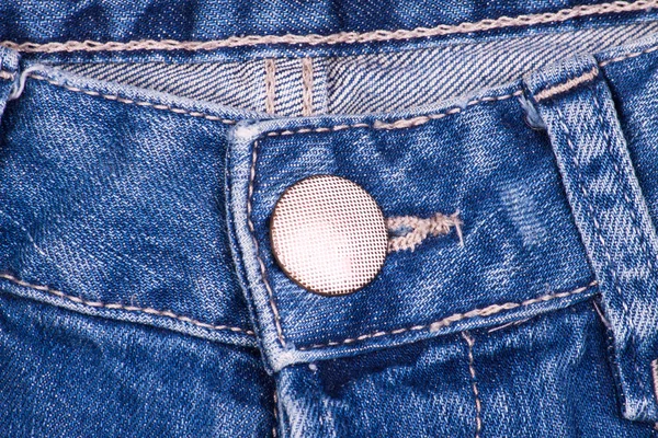 Calça jeans azul close up — Fotografia de Stock