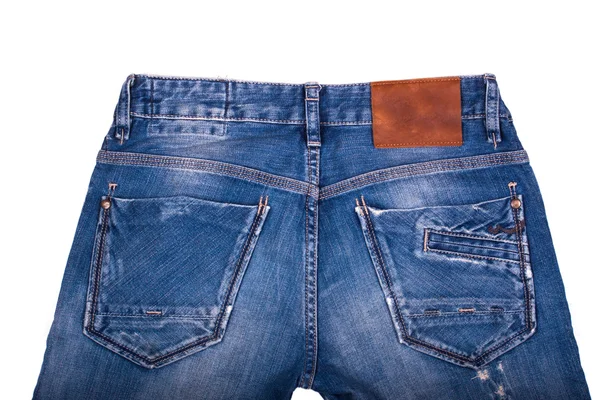 Primer plano del jean trasero mostrando el diseño del bolsillo —  Fotos de Stock
