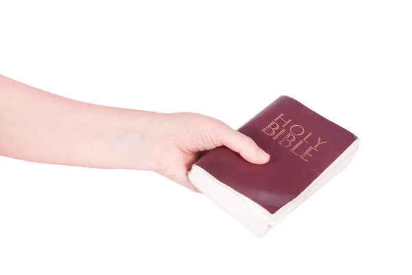 Hand holds the Bible — Stock Photo, Image