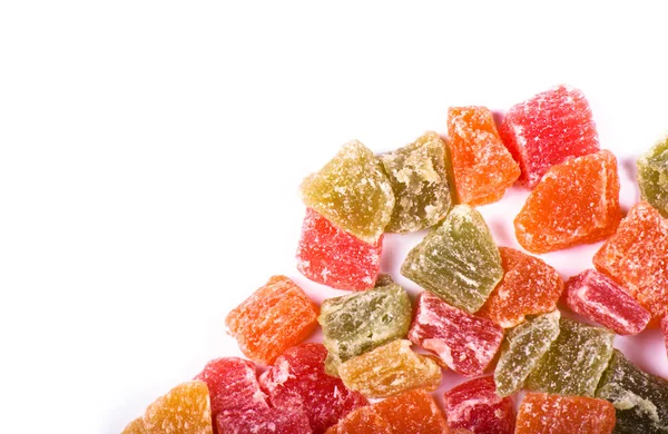 Grupo de frutos cristalizados — Fotografia de Stock