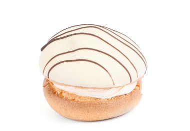 pasta beyaz arkaplanda izole edildi