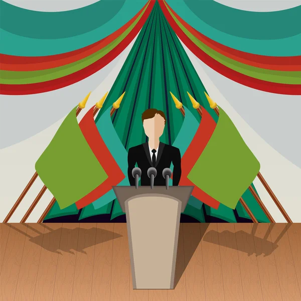 Président (homme politique ) — Image vectorielle