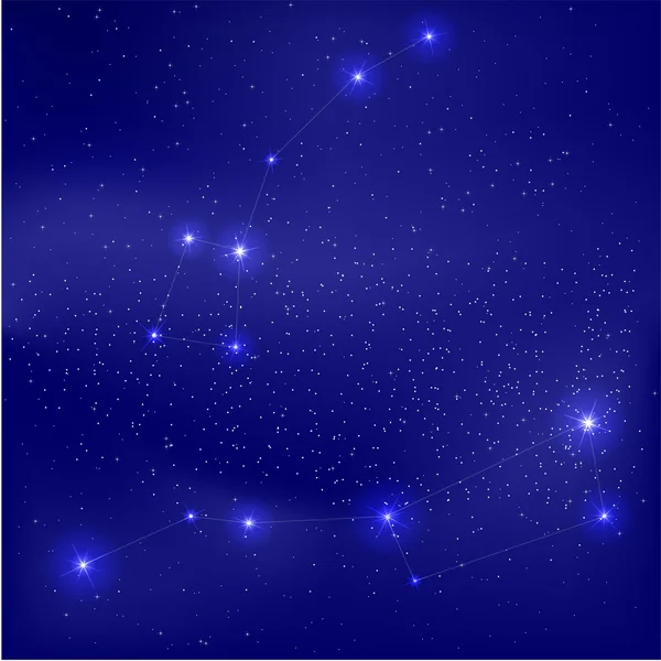 Big dipper — Stockvector