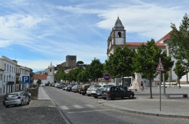 Castelo de Vide Alentejo şehir merkezinde.