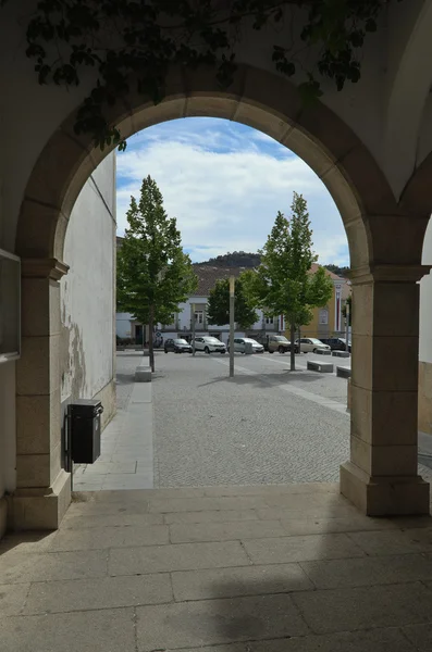 Castelo de Vide centrum in Alentejo — Stockfoto