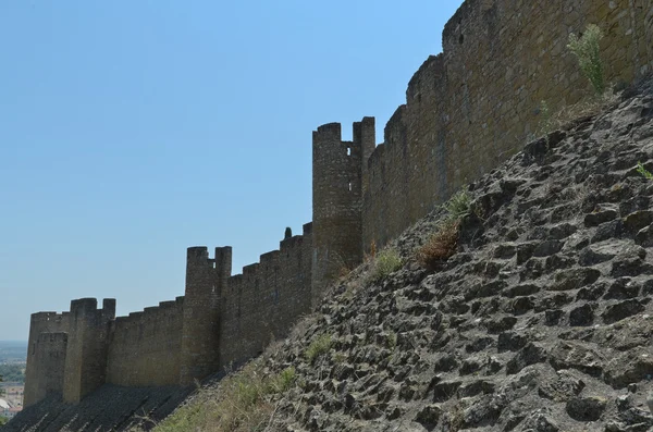 Tomar templar kastély, kolostor Krisztus falak. Portugália — Stock Fotó