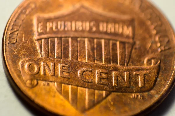 One cent coin — Stock Photo, Image