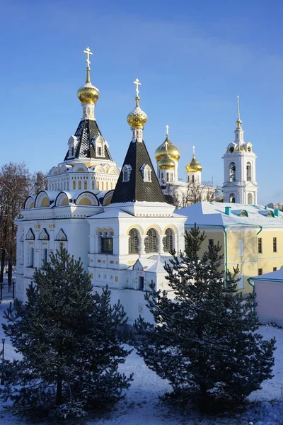 Monasterio Borisoglebsky Invierno Región Moscú — Foto de Stock