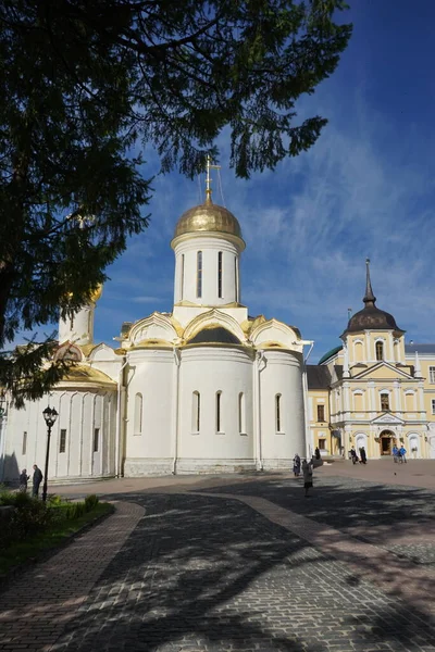 Catedral Santísima Trinidad Trinity Sergius Lavra Rusia Verano — Foto de Stock