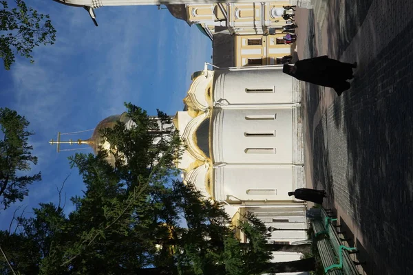 Szentháromság Székesegyház Szentháromság Sergius Lavra Oroszország Nyár — Stock Fotó