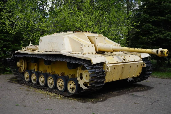 Old Tank Victory Park Sokolovaya Gora Saratov Russia — Stock Photo, Image