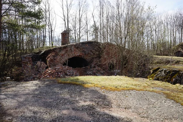 Fortifications Battery Mountain Vyborg Russia — Stock Photo, Image