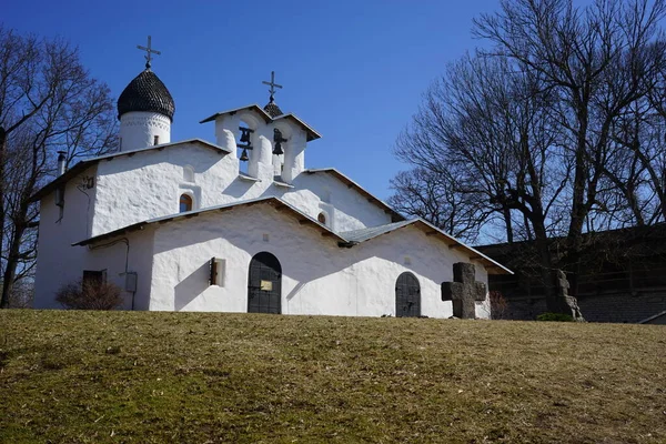프스코프에 미로즈 수도원의 대성당 — 스톡 사진