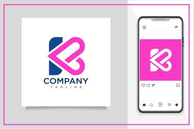 Bu bir k harfi logosu.