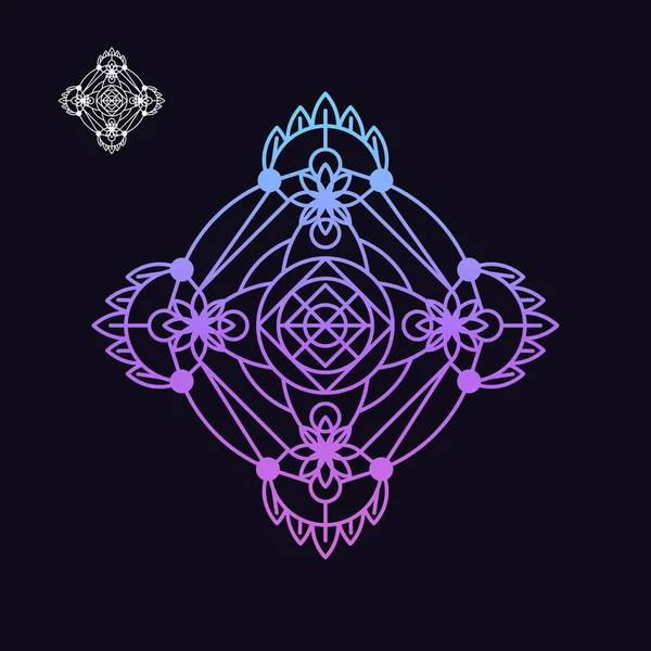 Mandala Vector Creative Design Vector Template — Stock Vector