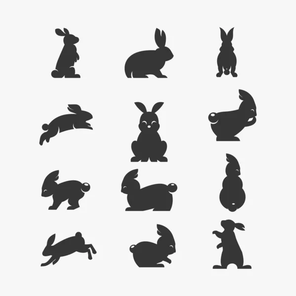 兔子轮廓 束腰设计矢量 矢量图形