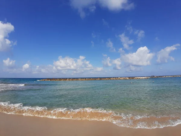 Costa Mar Chipre — Fotografia de Stock