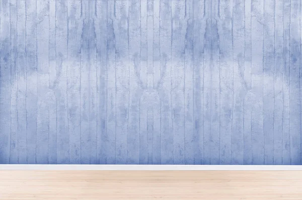 Empty Room Interior Stone Wall Wood Floor Illustration — Stock Photo, Image