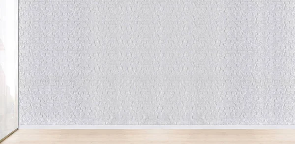 Bright Empty Interior Design Stone Wall Illustration — Stock Photo, Image