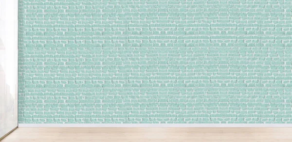 Bright Empty Interior Design Stone Wall Illustration — Stock Photo, Image