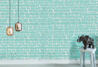 modern parlak iç ve lamba