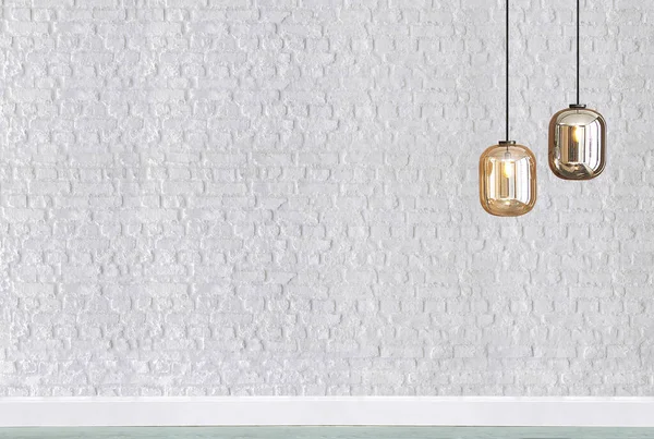 Interior Brilhante Moderno Lâmpada — Fotografia de Stock