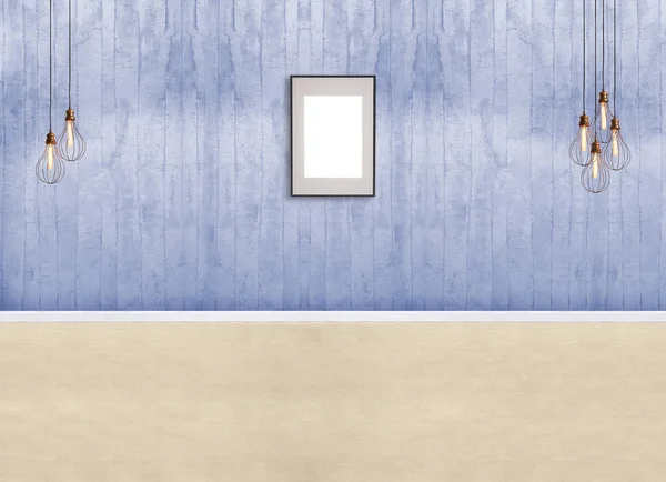 Νέο Άδειο Σαλόνι Εσωτερική Διακόσμηση Ξύλινο Πάτωμα Πέτρα Έννοια Τοίχο — Φωτογραφία Αρχείου
