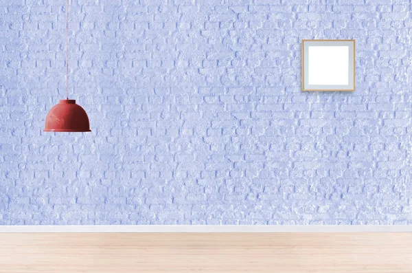 Каменная Стена Дизайн Интерьера Дома Офиса Гостиницы Спальни Современная Лампа — стоковое фото
