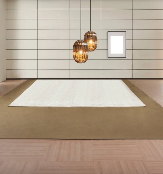 Modern Leeg Huis Interieur Design Lamp Illustratie — Stockfoto