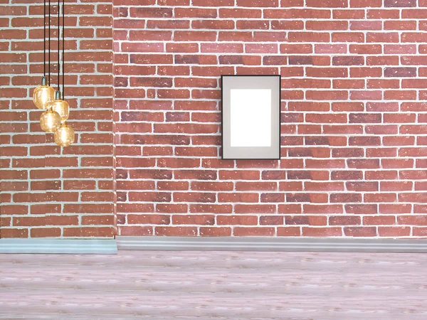 Современная Лампа Деревянный Пол Концепции Декоративные Фон Дома Офиса Отеля — стоковое фото