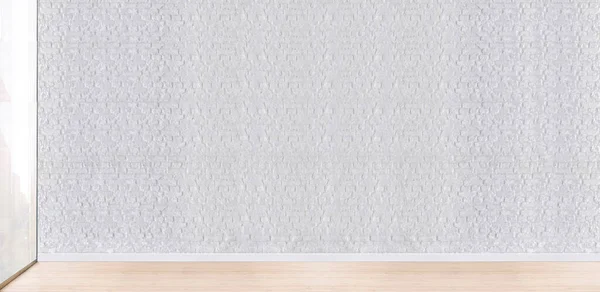 Bright Empty Interior Design Stone Wall Illustration — Stock Photo, Image