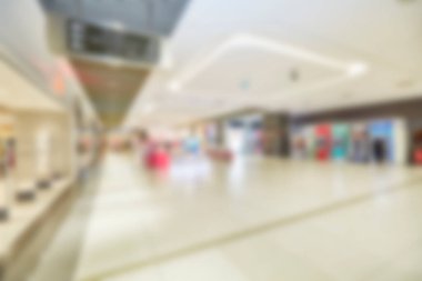 Alışveriş merkezinin soyut arkaplanı, odak derinliği