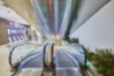 Mağaza veya alışveriş merkezinin soyut bulanıklığı