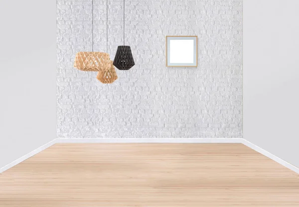 Leeg Interieur Lamp Illustratie — Stockfoto