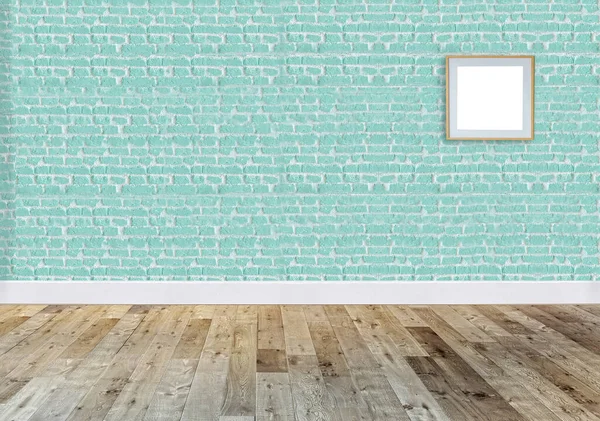 Modern Empty House Interior Design Lamp Illustration — Stock Photo, Image