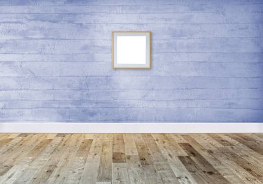 Taş duvar, ev, ofis, otel ve yatak odası için iç tasarım. 3B illüstrasyon