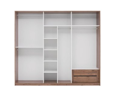 Ev ofisi ve otel için dolap iç tasarımı.