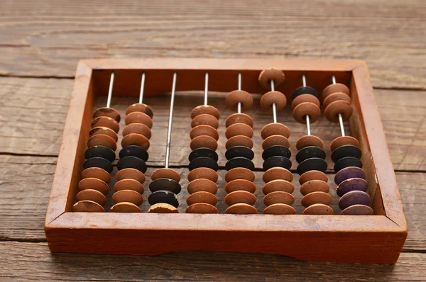 Old wooden abacus — Stock Photo, Image