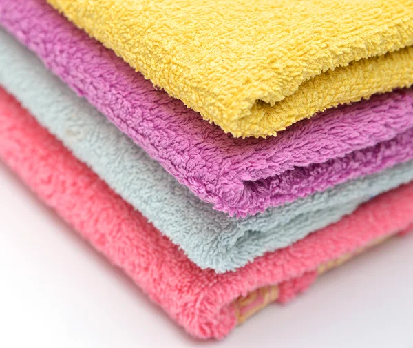 Πολύχρωμο πετσέτες φόντο — Φωτογραφία Αρχείου