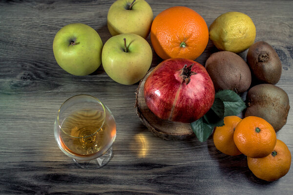 fruits in assortment