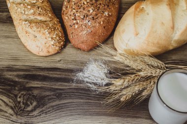 ürün çeşitliliği içinde ekmek